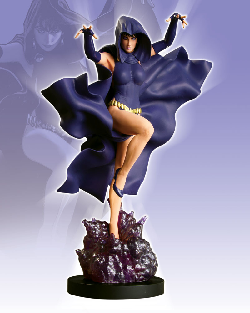 Cover Girls Of The Dc Universe Raven Statue Comic Book Statues And Busts