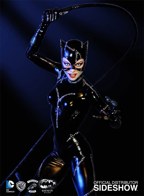 tweeterhead batman returns catwoman statue
