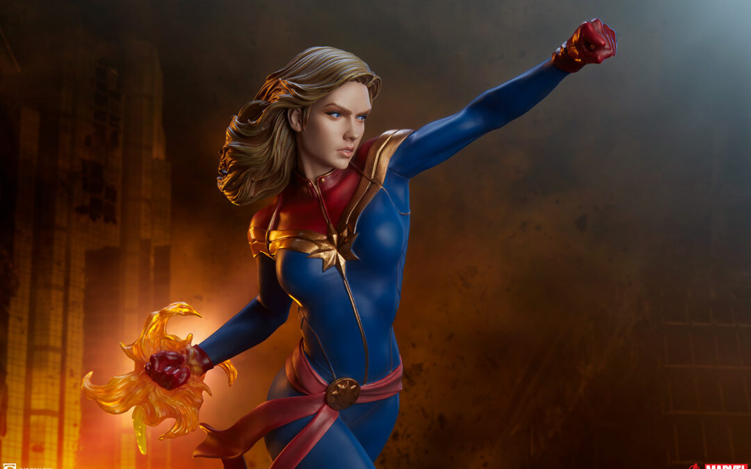 Captain Marvel Statue from Sideshow Collectibles